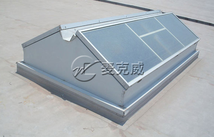 麥克威 下開式三角型電動采光排煙天窗 麥克威 下開式三角型電動采光排煙天窗